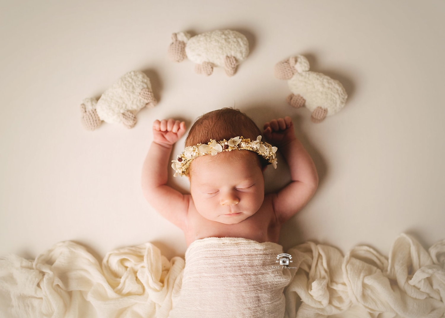 Fotografía de estudio para bebes y newborn en Toledo